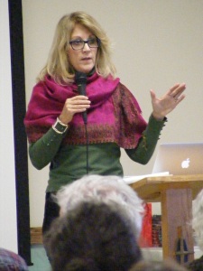 Jennifer Lahl speaking at conference